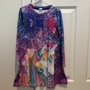 Colorful Unicorn Galaxy Kids Top